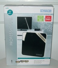 SCHWAIGER ZA8970 011 DVB-T2 Zimmerantenne aktiv Verstärker DAB+ DVB-T