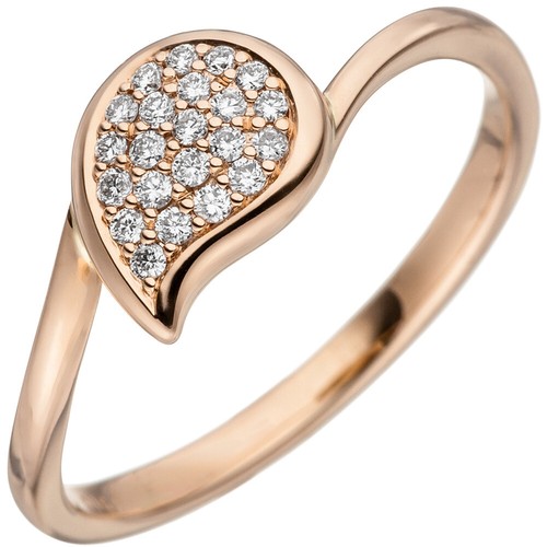Damen ring goldring tropfen - damen-ring,