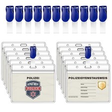 12 Stück Polizei Ausweise mit