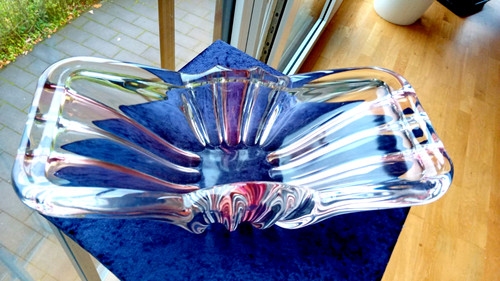 Große schwere glas - schwere, schale
