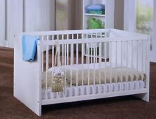 PAIDI Kindergitterbett + Umbauseiten z. Juniorbett / Fabiana 70 x 140 cm - weiß