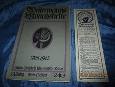 Antik Buch /  Mai  1915  