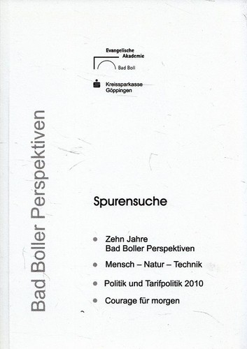 Spurensuche zehn jahre - spurensuche, bad