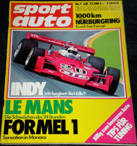 Sport auto ford capri - 07/73,