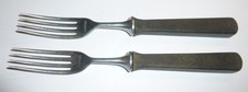 2 Teile Gabel altes Besteck