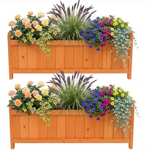 Langer garten pflanztrog aus - garten,