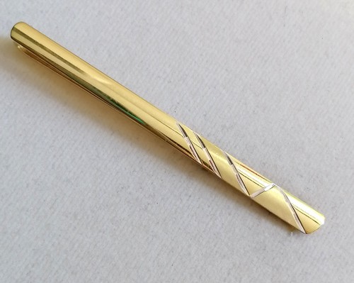 Gold krawatten klammer - gold,