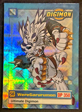 Digimon Trading Card Game #56 WereGarurumon Holo U7 of 8 Ultimate Digimon 1999