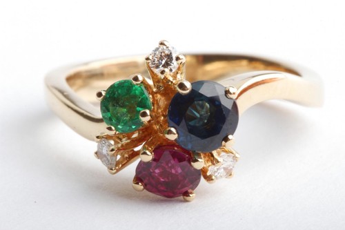 Smaragd rubin saphir - smaragd, brillant