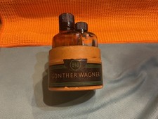 Gunther Wagner (Pelikan) Set 2 Vintage Flaschen in 849 Box zur Tintenfleckenentfernung