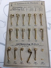 Antik Clips,Clip, Füllfederhalter ,Fr.Kammerer A.-G. Pforzheim,Stanzklip Antik, 