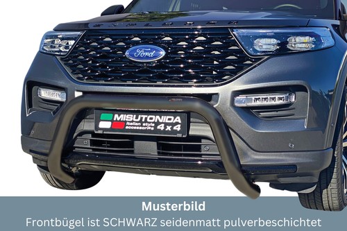 Frontbügel edelstahl schwarz - frontbügel,