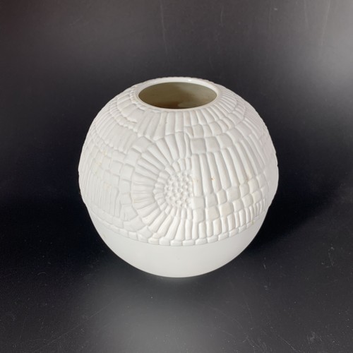 Bisquit porzellan vase - porzellan, vase;