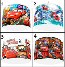 Pixar Cars McQuinn Deckenleuchte Schirm Lampenschirm 4 DESIGNS IN 2 GRÖSSEN 10" 12" 