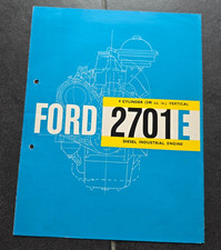 FORD Diesel Engine 2701E Traktor Landmaschinen Baumaschinen M536/2701 Prospekt