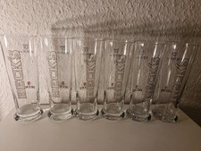 6x Becks Bier Glas Seattle 0,2l Sahm Tulpe Gläser Brauerei Gastro Bar Wie Neu
