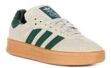 Adidas Samba XLG 3 Streifen Retro Junior Jungen Trainer Grau UK 3 - 6