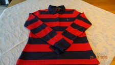GANT Damen Poloshirt / Sweatshirt, rot/blau gestreift, Gr. M, gepflegt