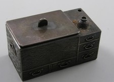 Puppenofen Ofen 925 Silber