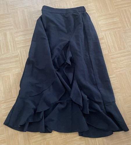 Rock lang damenrock schwarz - rock, lang,