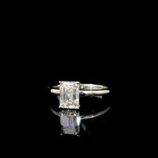 Diamond ring “emerald cut”