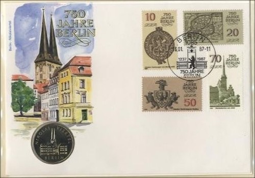 Ddr numisbrief mark - numisbrief, 5