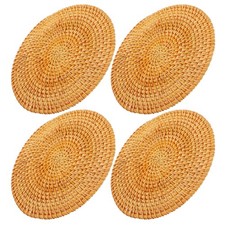  4 Pcs Tischset Rattan