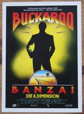 Filmplakatkarte / moviepostercard  Buckaroo Banzai - Die 8. Dimension