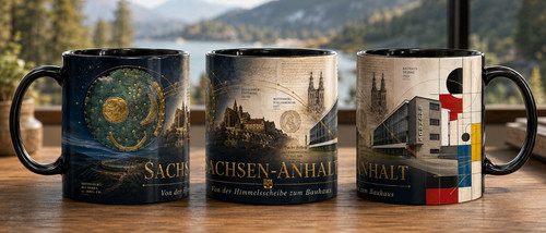 Sachsen anhalt souvenir tasse - souvenir,