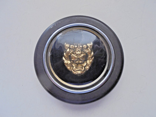 Hupenknopf jaguar schwarz - jaguar, Ø