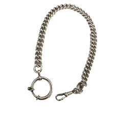 Antike Taschenuhrkette Uhrkette 835 er Silber Kette für Herren Uhr