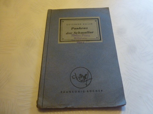 Altes buch pankraz - buch, der