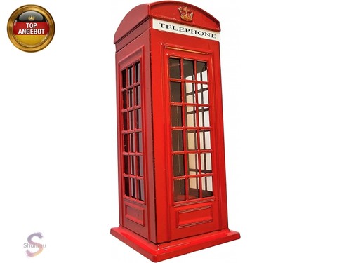 Rote telefonzelle spardose - rote,
