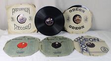 C19/ 6 Schellack Platten - Odeon + Columbia + Grammophon - div. Interpreten /S31