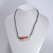  ROTER KORALLENZWEIG HALSKETTE