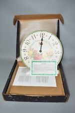 Howard & Miller The Savannah Botanical Society Clock Wanduhr Neu Ovp 33cm #AA3