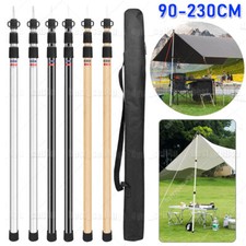 2x Teleskop Zeltstange Alu