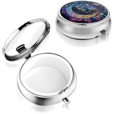 Metall Klein Pillendose Rund