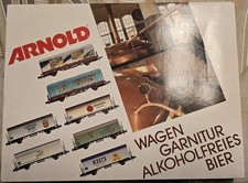 Arnold 0230, 7 Bierwagen-Set "Alkoholfreies Bier"