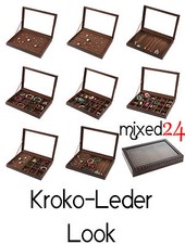 Braune Schmucklade Ringlade