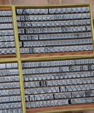 Bleischrift 14p -5,2mm Bleisatz Buchdruck Handsatz Lettern Alphabet Letter Druck