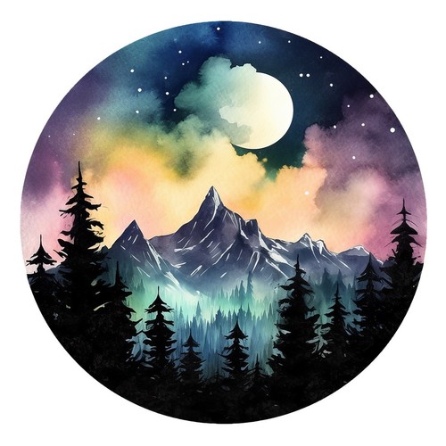 Sticker nordlicht - 7x,