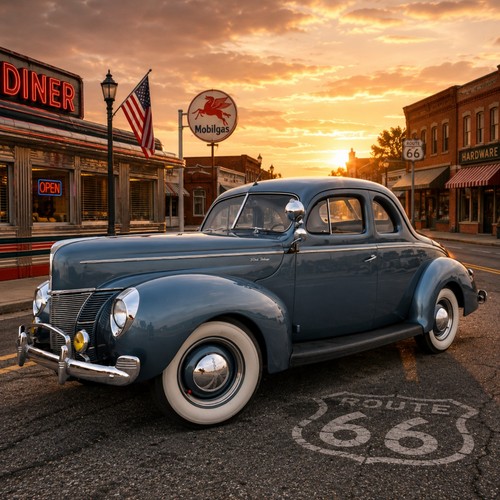 Ford deluxe coupe classic - deluxe,