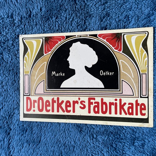 Blechschild oetker - blechschild, dr.