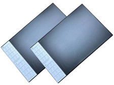 2x Schreibunterlage Schreibtischunterlage 68x44cm abwaschbar m. Kalender schwarz