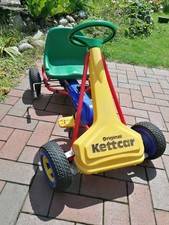Original Kettcar von Kettler, fahrbereit, Sitz längenverstellbar. Roter Flitzer.