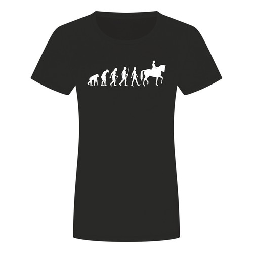 Evolution pferd damen shirt - pferd, t-shirt
