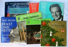 8 alte Schallplatten 10'' Oper