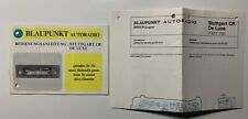 BLAUPUNKT Autoradio Stuttgart CR de Luxe Bedienungsanleitung Oldtimer Radio