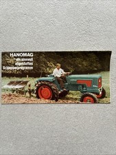 Original Prospekt Hanomag Traktor Schlepper Faltprospekt Perfekt Granit Fendt
